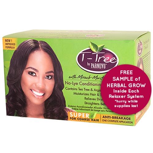 Parnevu T-Tree No Lye Conditioning Relaxer Kit