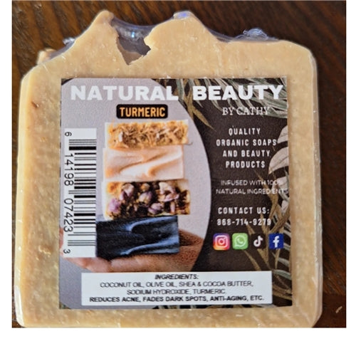 Natural Beauty By Cathy Organic Turmeric Handmade Soaps