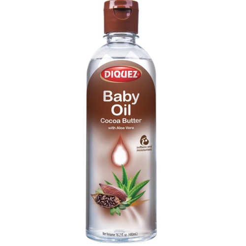 DIQUEZ COCOA BUTTER BABY OIL 480ML