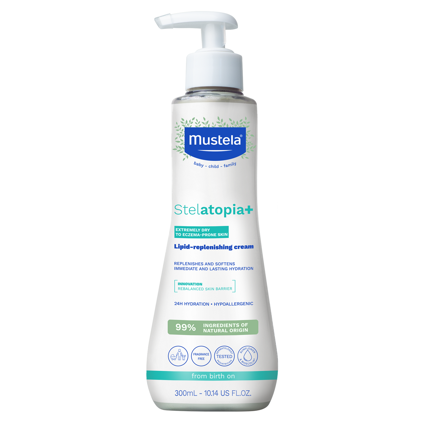 Mustela Stelatopia+ Lipid Replenishing Cream 300ml