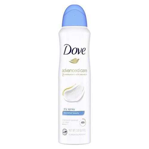 Dove Antiperspirant Deodorant Dry Spray , Nourished Beauty, 3.8 Ounce