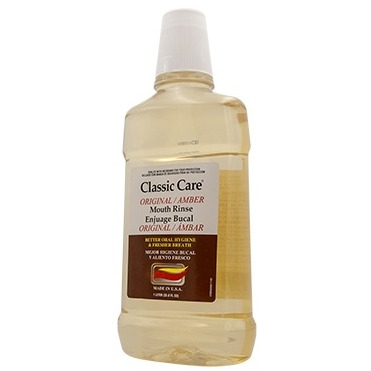 Classic Care Amber/Original Mouthwash 1L