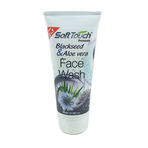 SOFTTOUCH BLACK SEED AND ALOE VERA FACEWASH 100ML
