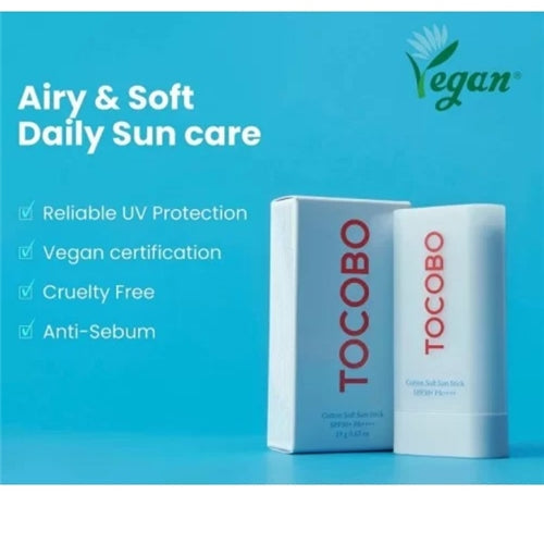 Tocobo - Cotton Soft Sun Stick SPF50+ PA+ 19g
