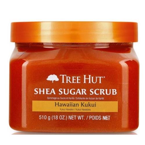 Tree Hut Shea Sugar Scrub Hawaiian Kukui, 18 oz