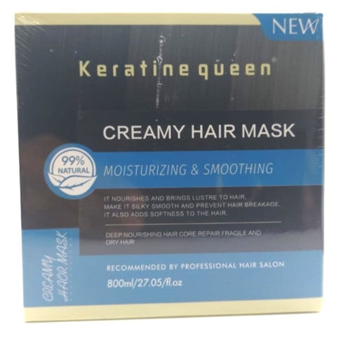 Keratine Queen Moisturizing & Smoothing Creamy Hair Mask 800ml