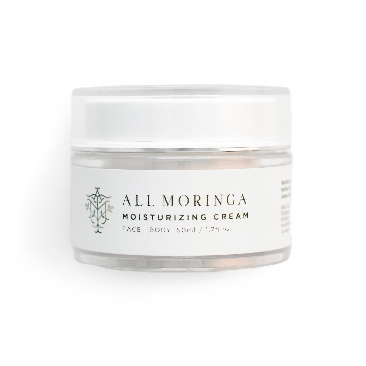 All Natural Moringa Moisturizing Face Cream for Hydrated & Glowing Skin