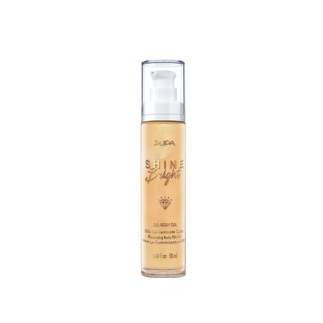 Pupa Milano Gel Body Oil Shine Bright - Gold Diamond
