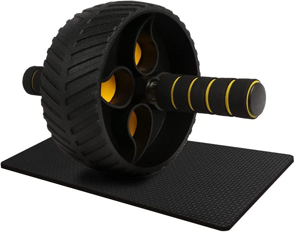 BIGTREE Ab Roller Exercise Equipment for Core Workout, Abdominal Roller Wheel with Knee Pad, Abdominal Exercise Portable Equipment for Home Workout