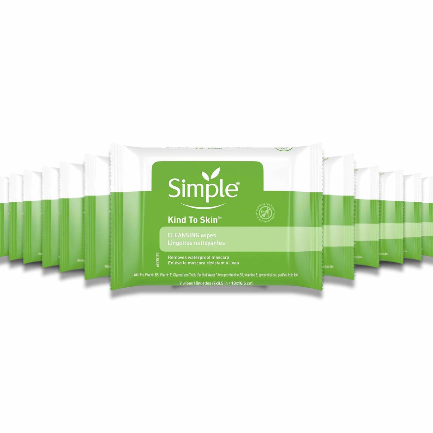 Simple - Kind To Skin Cleansing Facial Wipes - 7 Ct Each - 20 Pack