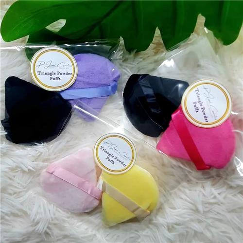 P. Jewel Triangle 2pc Powder Puffs