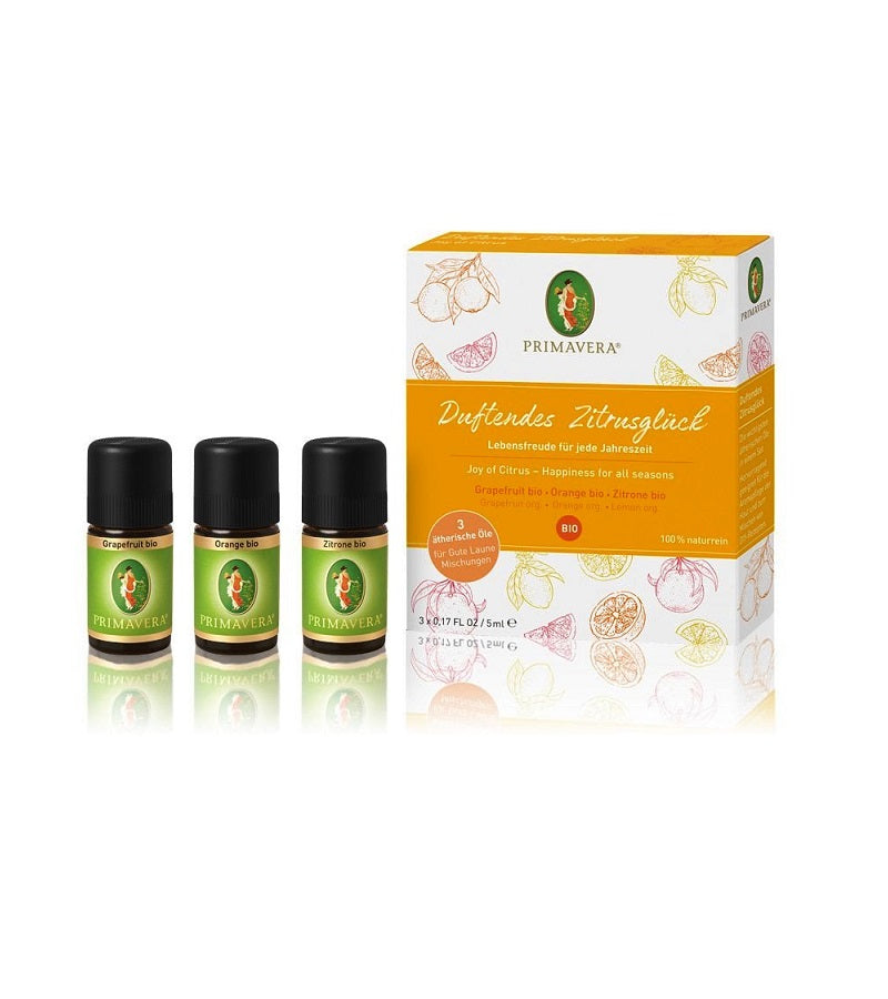 Primavera Citrus Happiness 3-Piece Fragrance Set - 15 ml