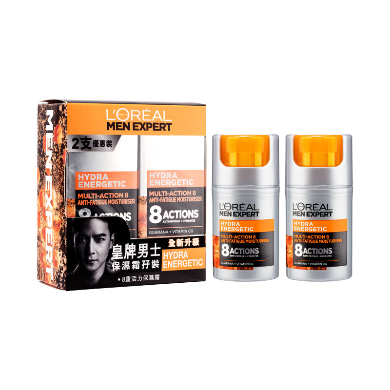 L'Oreal Paris Hydra Energetic Multi Action 8 Twin Set 2PCS