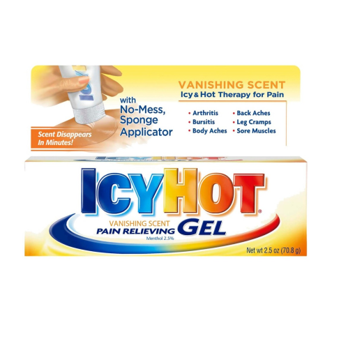 ICY HOT VANISHING SCENT PAIN RELIEVING GEL 2.5OZ