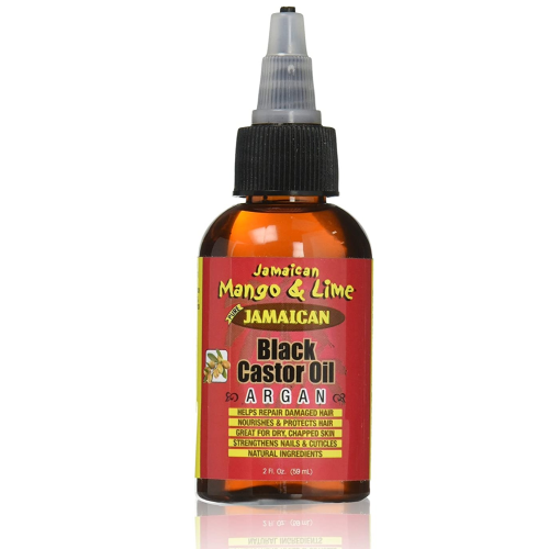 Jamaican Mango & Lime Black Castor Oil, Argan, 2 Fl Oz