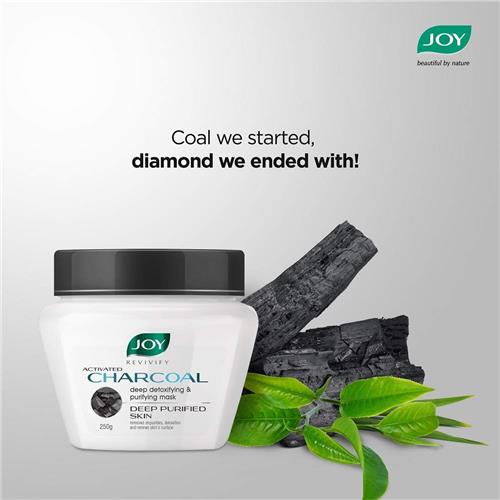 Joy Revivify Activated Charcoal Deep Detoxifying & Purifying Face Mask | 250g