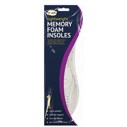 Kingsole Memory Foam Insoles - 1 Pair
