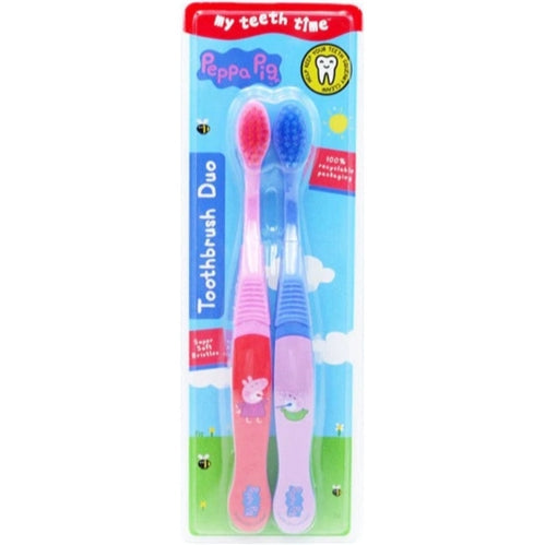 Peppa Pig Kid's Twin Pack Toothbrush