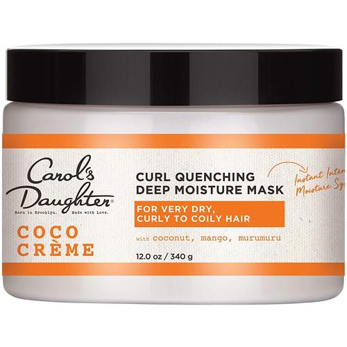 Curly Hair Products by Carol's Daughter, Coco Creme Curl Quenching Deep Moisture Hair Mask For Very Dry Hair, with Coconut Oil and Mango Butter, Hair Mask For Curly Hair, 12 Ounce