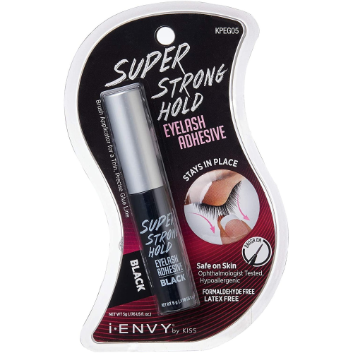 Kiss I Envy Eyelash Adhesive Super Strong Hold - BLACK