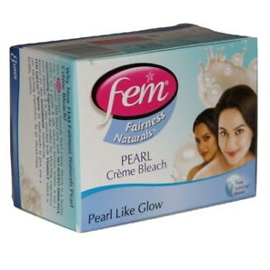 Fem Pearl Fairness Creme Bleach With Pearl & Milk  64g