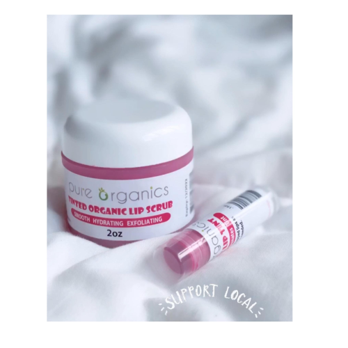 PURE ORGANICS TINTED ORGANIC LIP SCRUB 2OZ