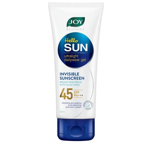 Joy Revivify Hello Sun Ultralight Invisible Sunscreen Gel SPF45 50ml