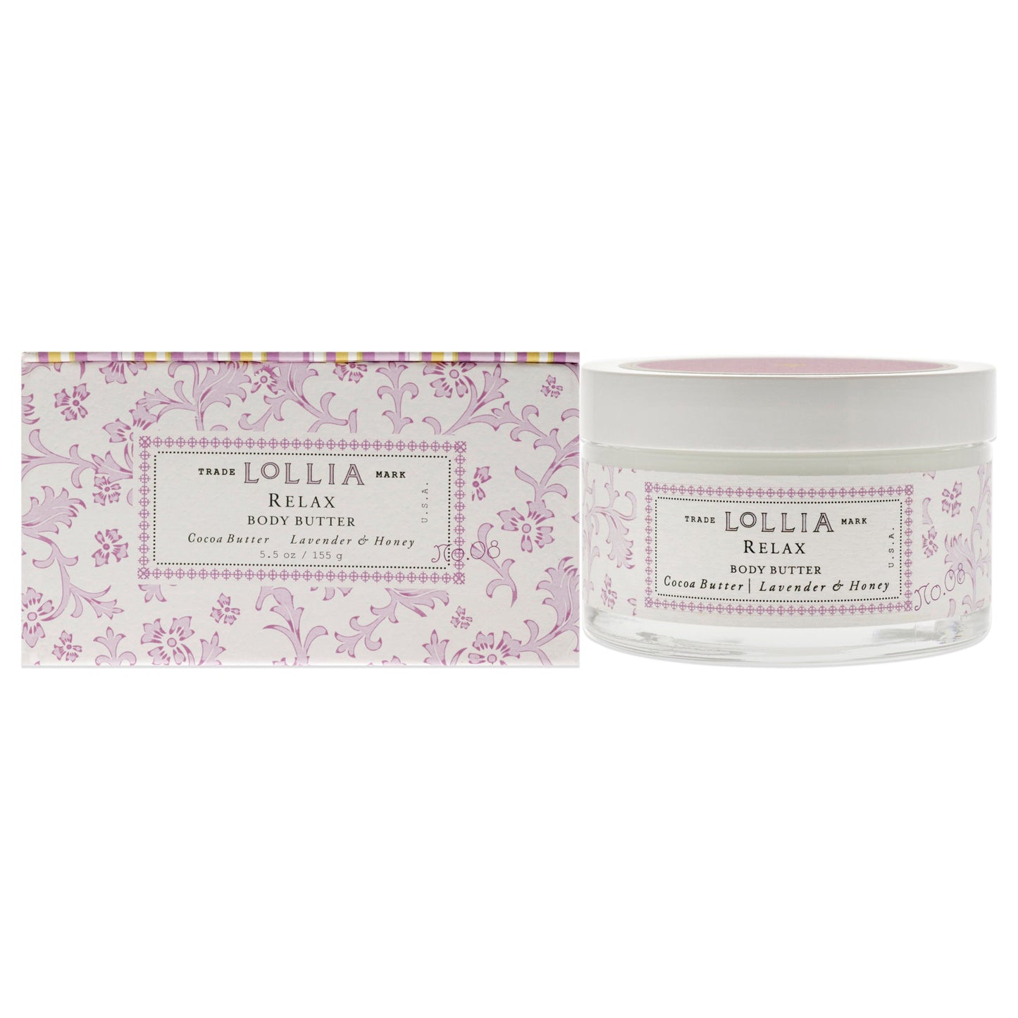 Relax Body Butter by Lollia for Unisex - 5.5 oz Moisturizer