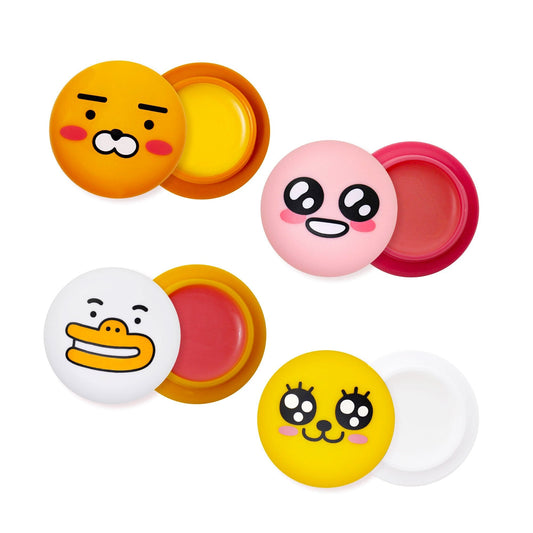 The Crème Shop x Kakao Friends: Macaron Lip Balm Complete Collection (Set of 4)