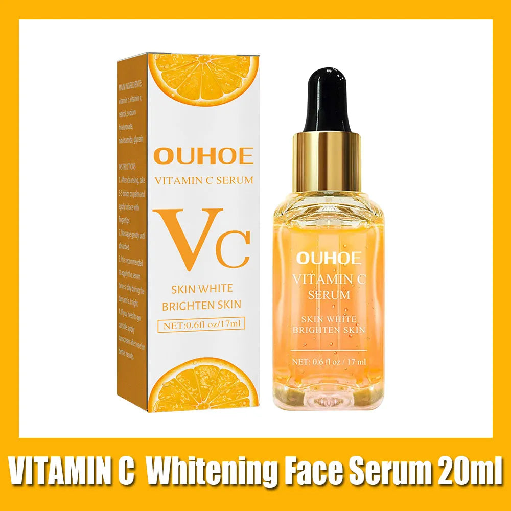 Vitamina C serum, suero facial, cosméticos WoowShine