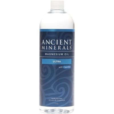 ANCIENT MINERALS Magnesium Oil (50%) & MSM Ultra 1L