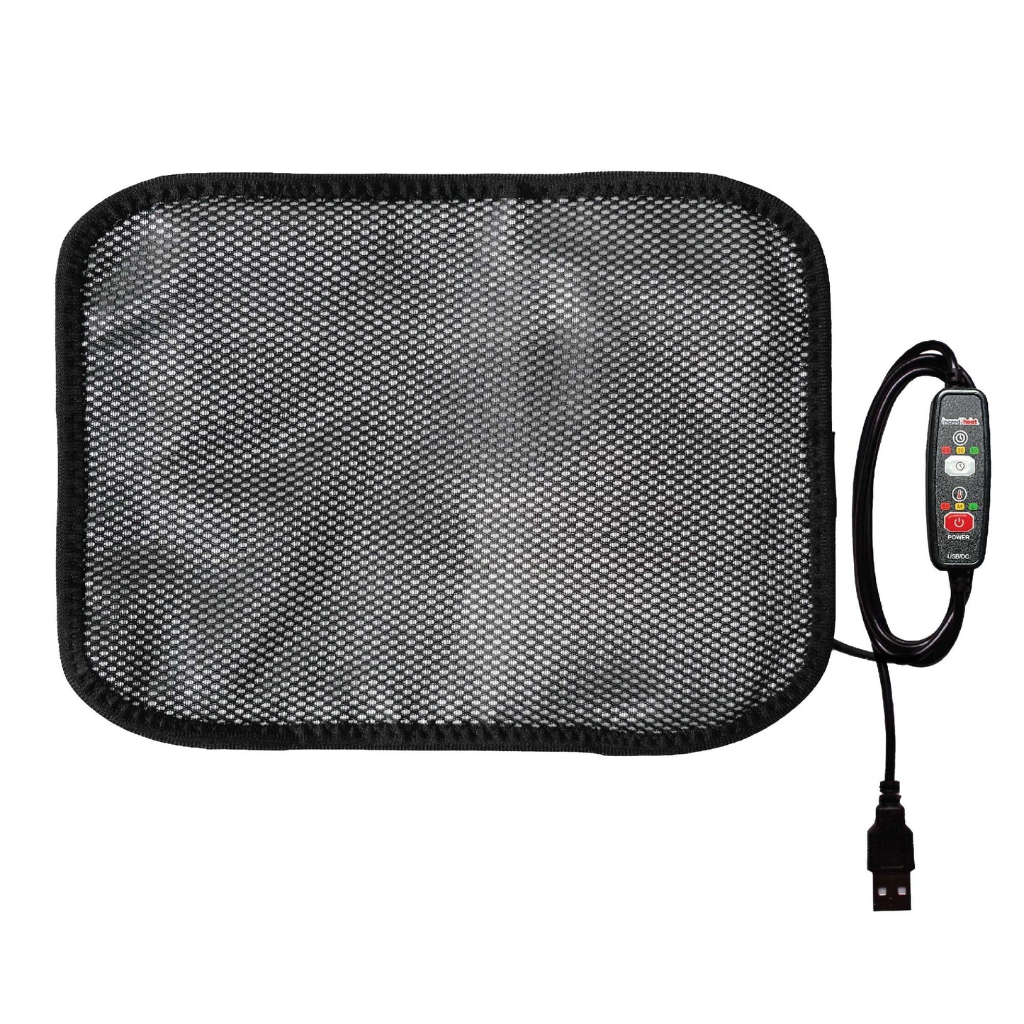 Cabeau Incredi-Heat USB-Powered Portable Heating Pad, 3 Temperature Settings, Black 30750203