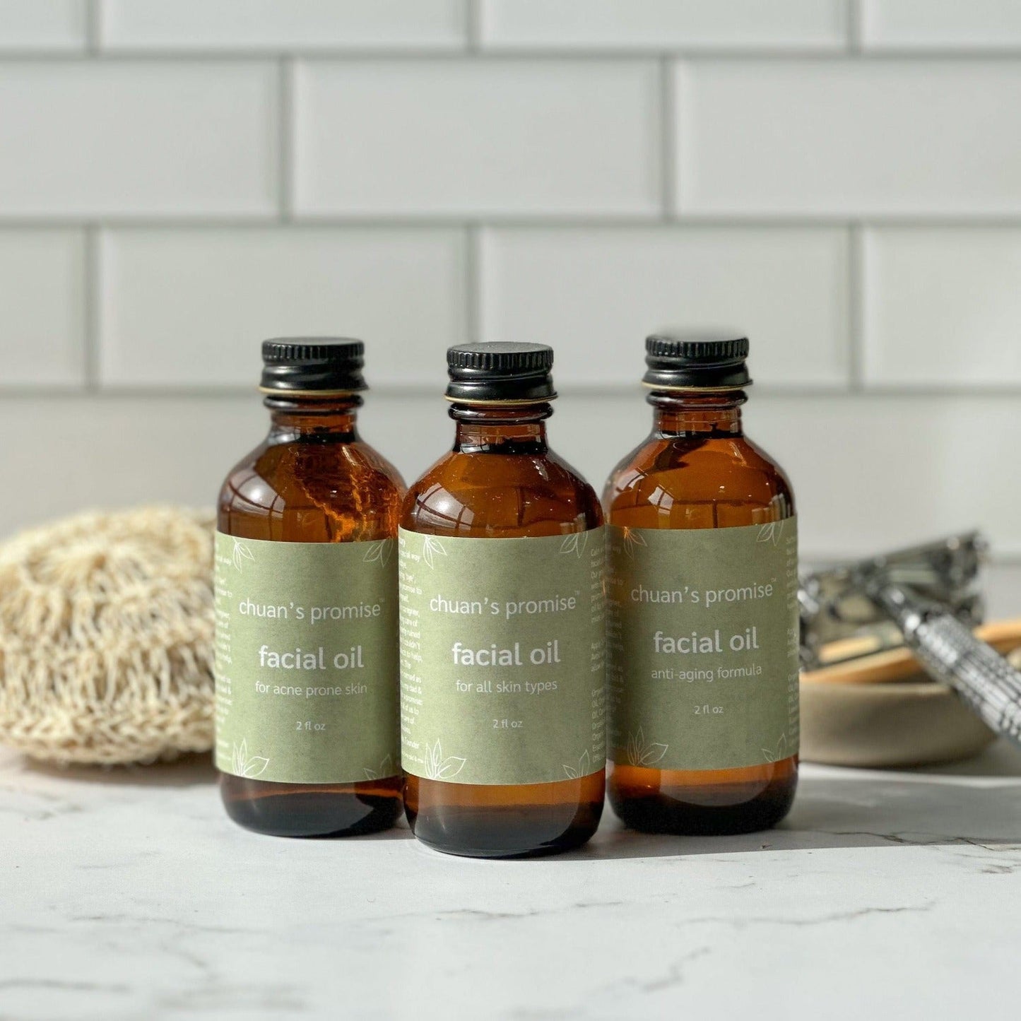 Facial Oil - For All Skin Types, Acne Prone and Anti-Aging