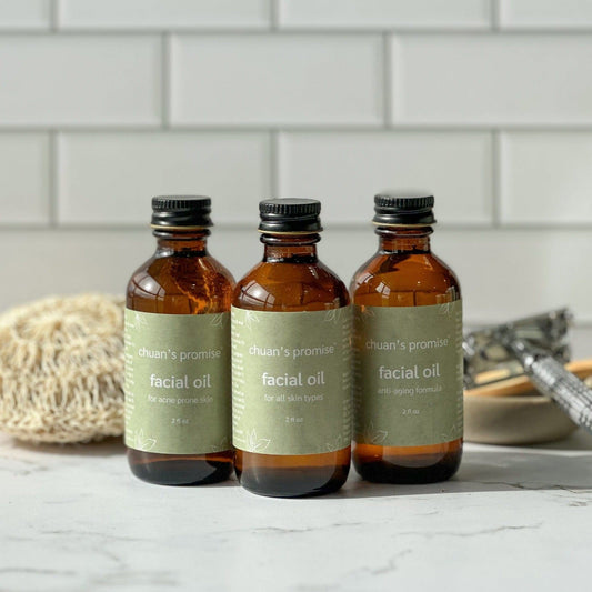 Facial Oil - For All Skin Types, Acne Prone and Anti-Aging