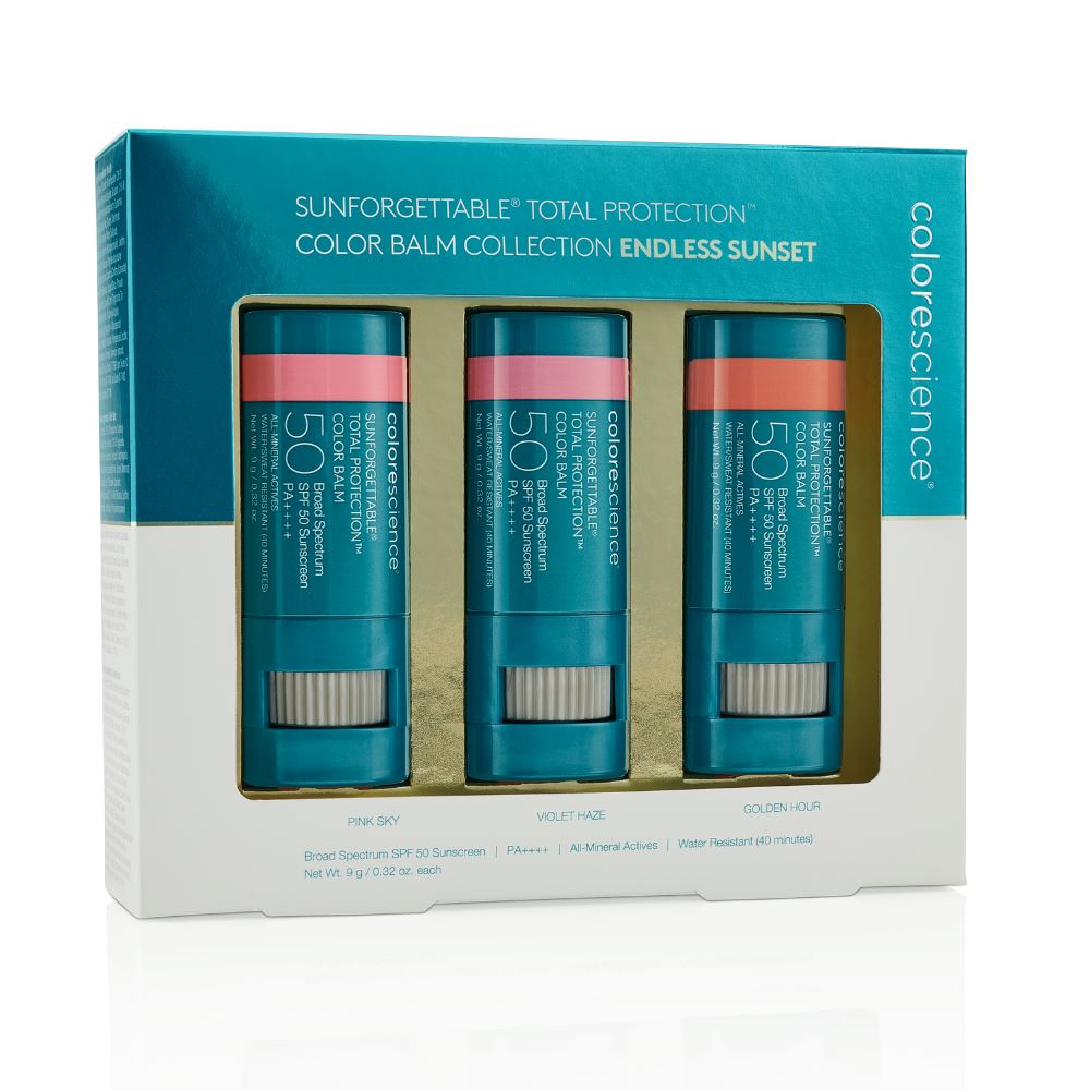 Colorescience Sunforgettable Total Protection Color Balm SPF 50 Endless Sunset Collection