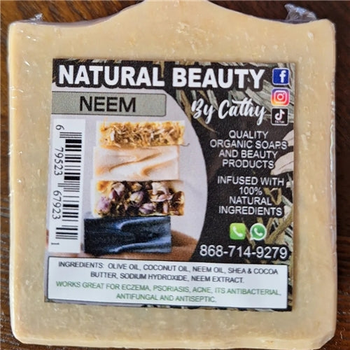 Natural Beauty By Cathy Organic Neem Handmade Soaps