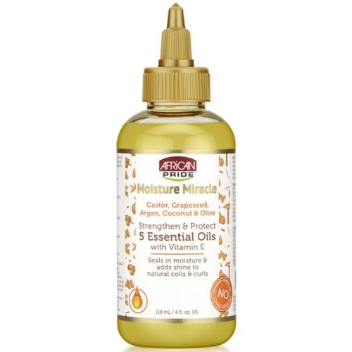 African Pride 5 Essential Oils with Vitamin E - 4 fl oz