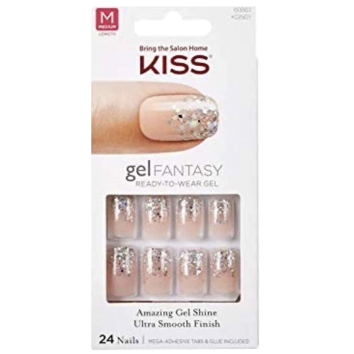 Kiss Gel Fantasy Nail Fanciful, 24 ct