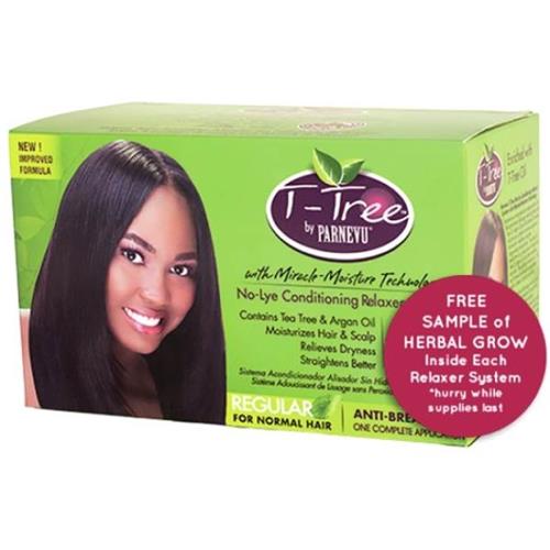 Parnevu T-Tree No Lye Conditioning Relaxer Kit