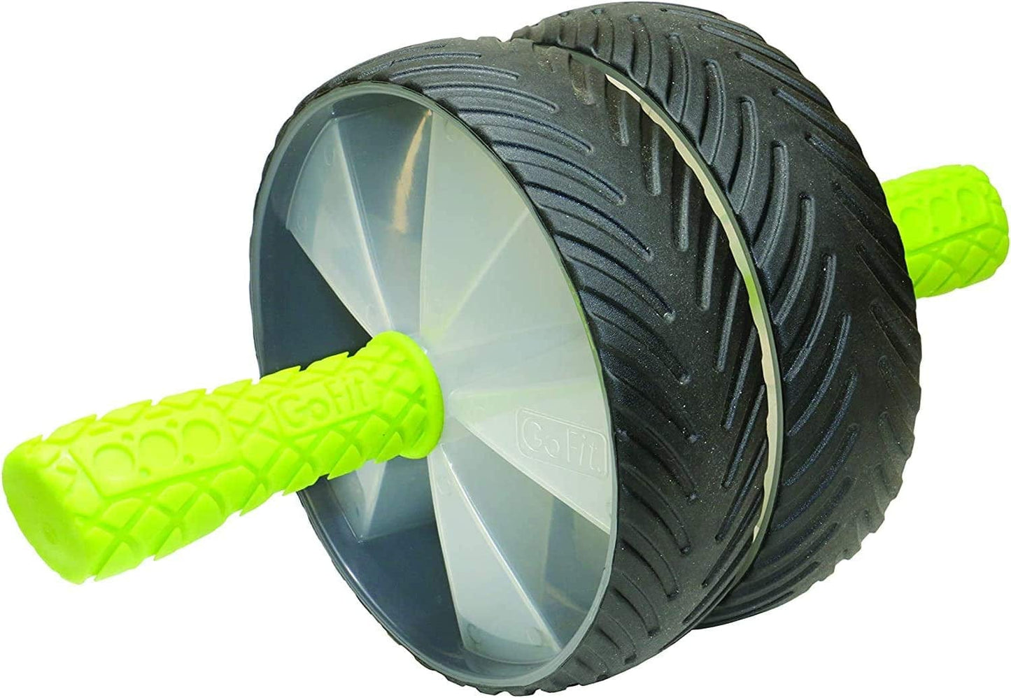 Gofit Super Ab Wheel - Roller with Handles,Black,Medium,Gf-Ddw