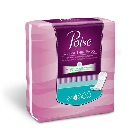 Poise 19568 Pads Ultra With Side Shields Case of 84