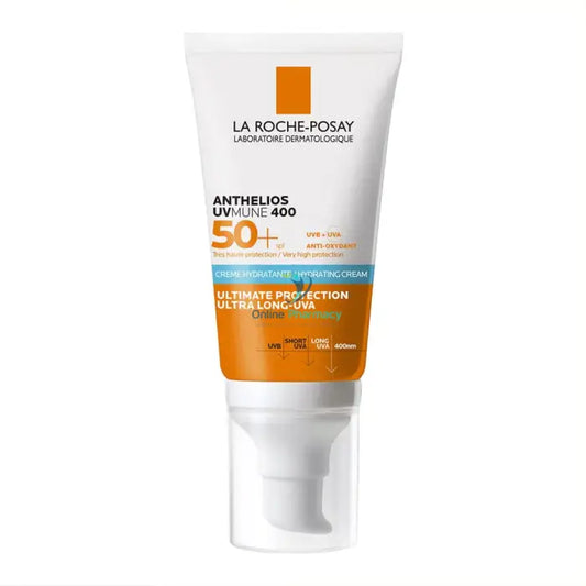La Roche Posay 50+ UVMune 400 Hydrating Suncream - 50ml