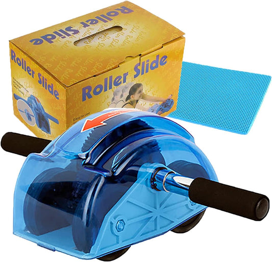 Maxspace Ab Roller Wheel, Rebound Abdominal Roller with Knee Mat Gear and Turtle Shell Cover Protection Ab Trainer Muscle Fitness Machine Exercise Equipment for Ab Core Training Home Gym Workout