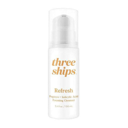 Three Ships Refresh Papaya + Salicylic Acid Foaming Cleanser 100mL