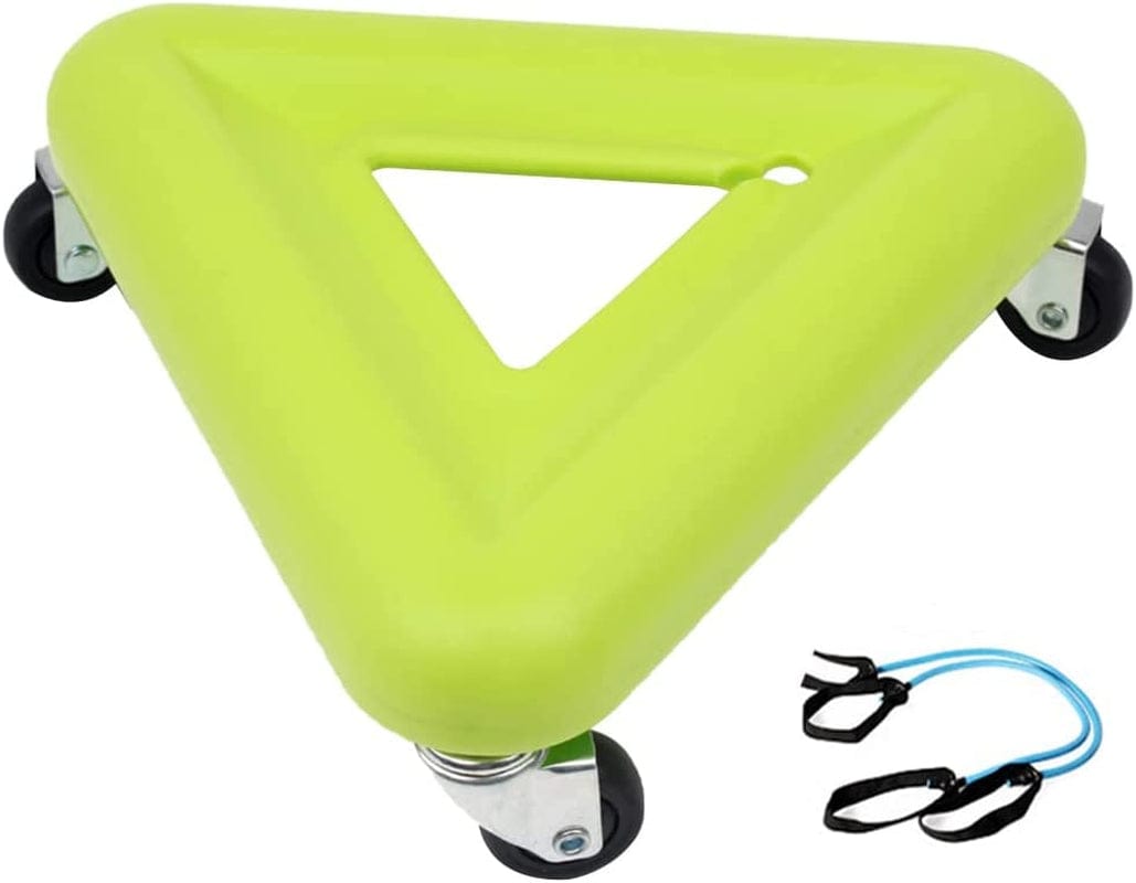 TRB Ab Roller Wheel Home Exercise Equipment for Men and Women, Triangle Ab Wheel Roller with Knee Mat, Ab Machines Infinity Hoop Workout Fitness Mute Gym Equipment for Adults (Color : 2 Pcs)